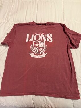 After Color- Gryffindor Maroon Graphic Crewneck T-Shirt